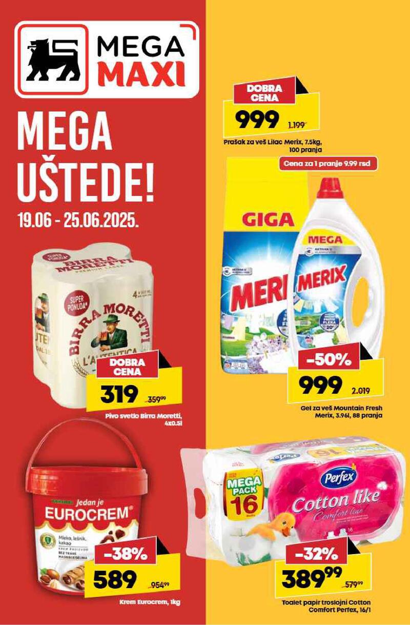 Mega Maxi nedeljna akcija