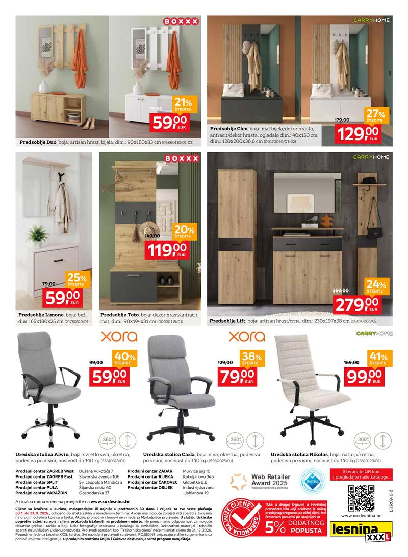 Lesnina XXXL katalog akcija