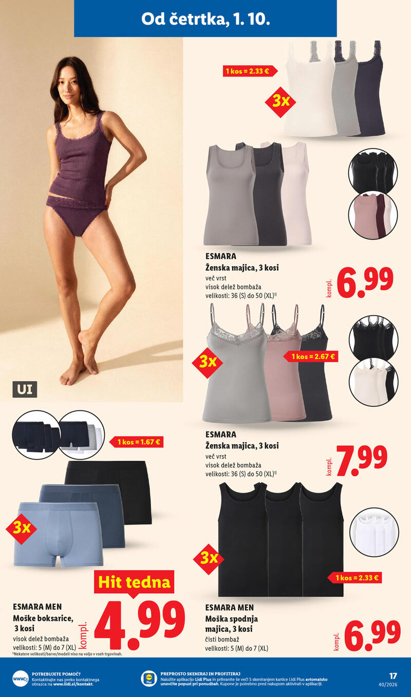 Lidl katalog - Tedenska akcija