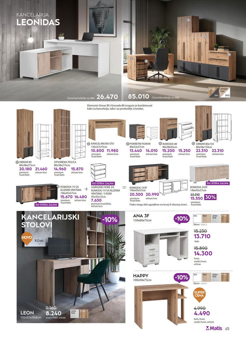 Matis nameštaj katalog akcija