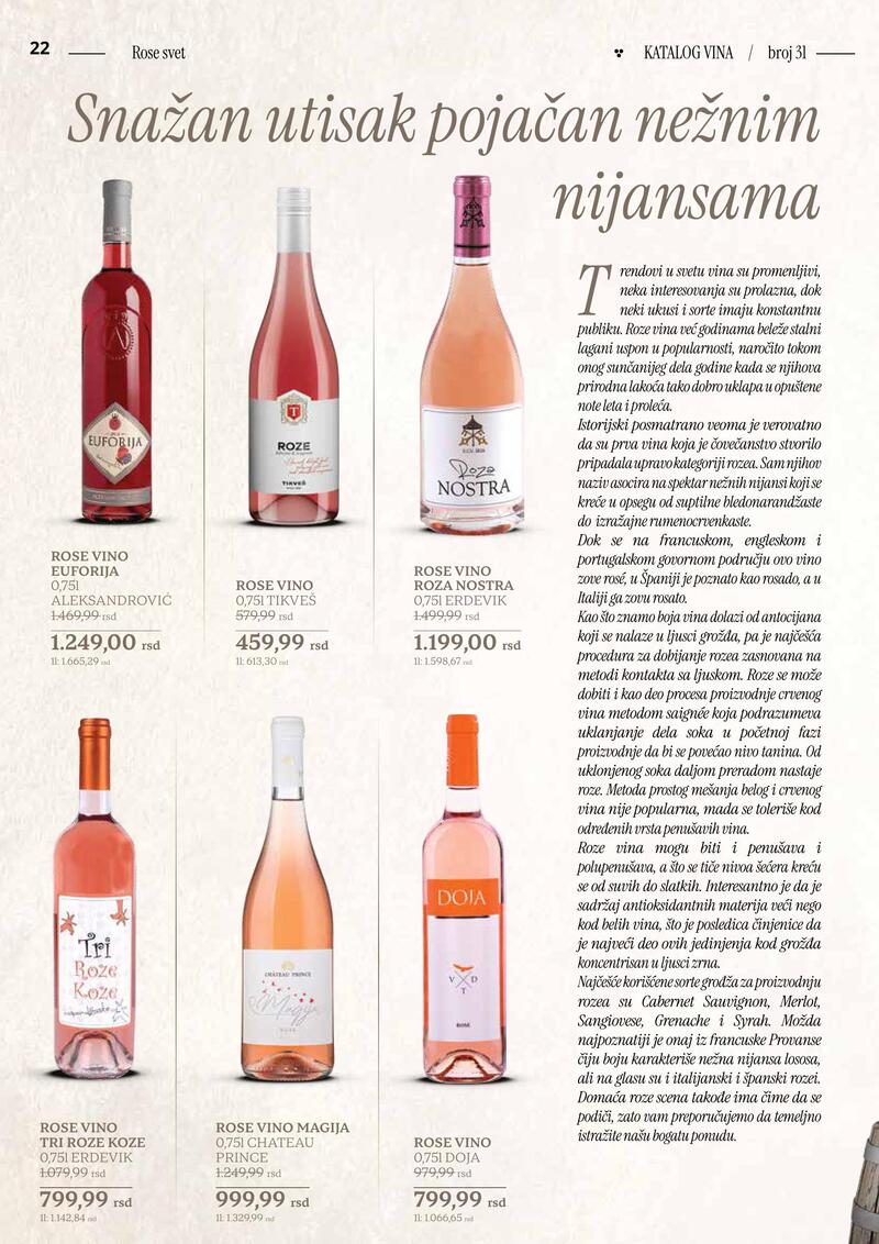 Idea katalog vina