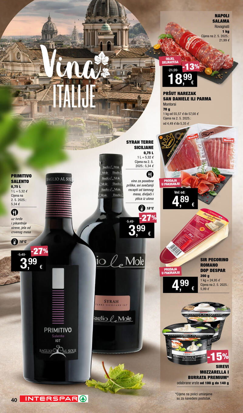 Spar vino i delicije