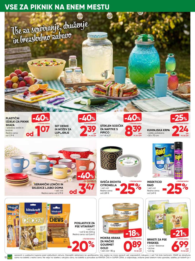Tuš redni katalog