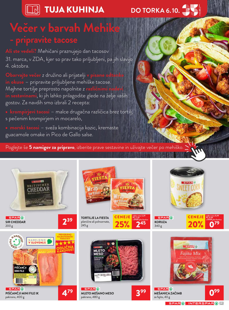 Spar katalog - Tedenska akcija