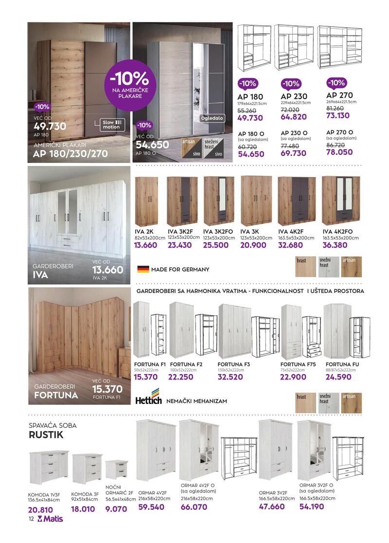 Matis nameštaj katalog akcija