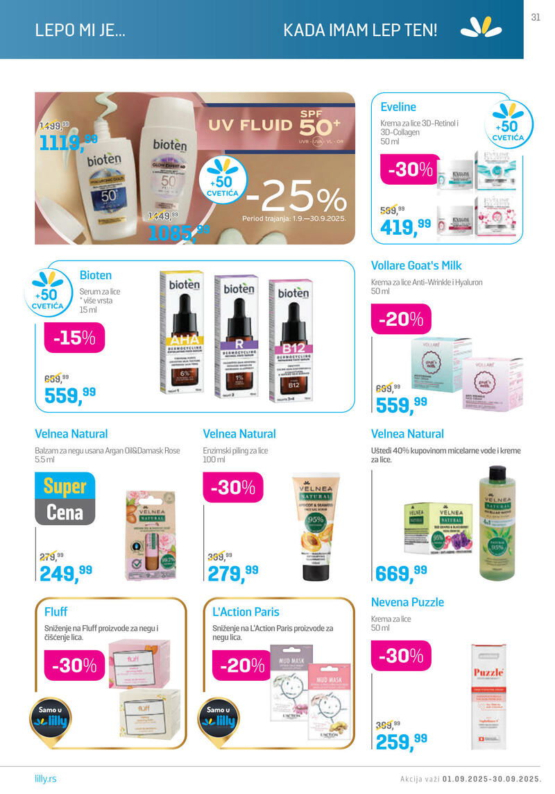 Lilly Drogerie katalog akcija