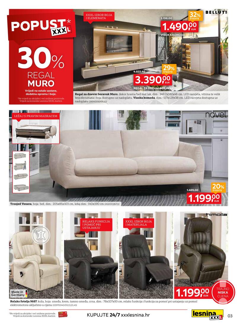 Lesnina XXXL katalog akcija