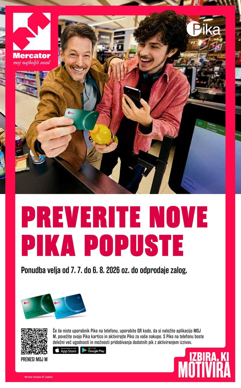Mercator katalog akcija Preverite nove pika popuste