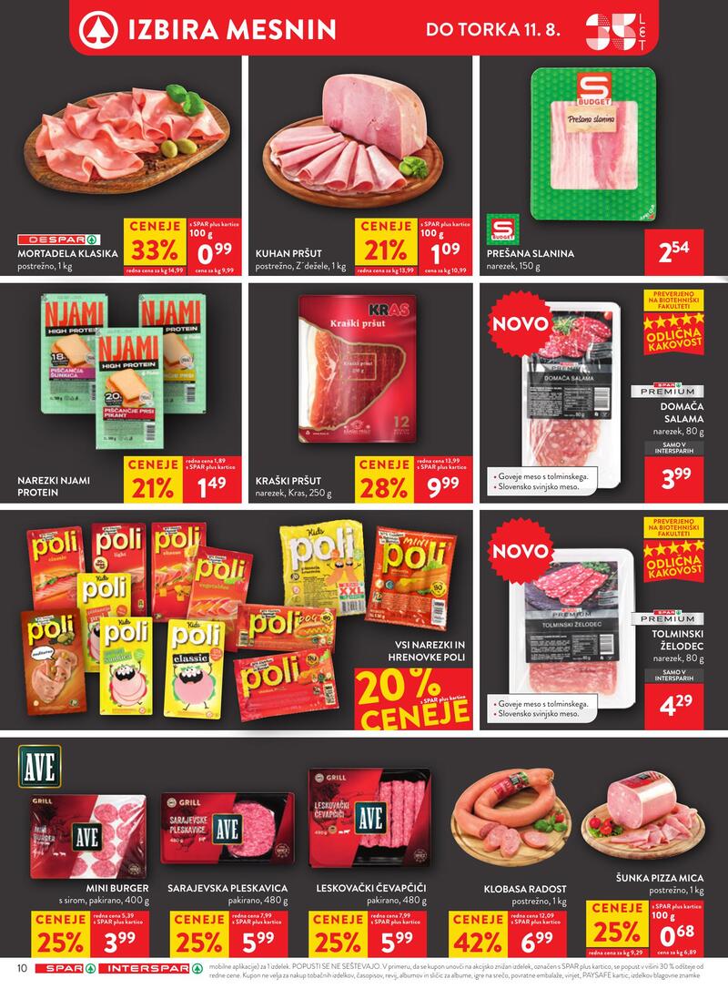 Spar redni katalog