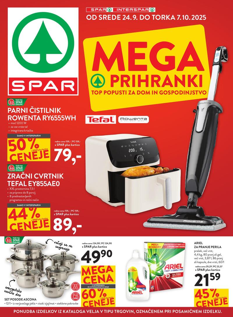 Spar katalog akcija Mega prihranki