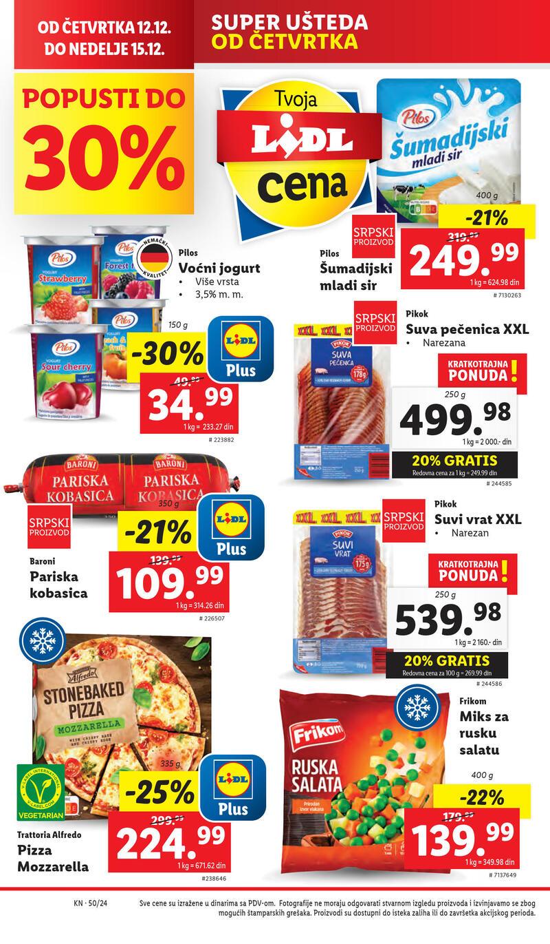 Lidl katalog akcija