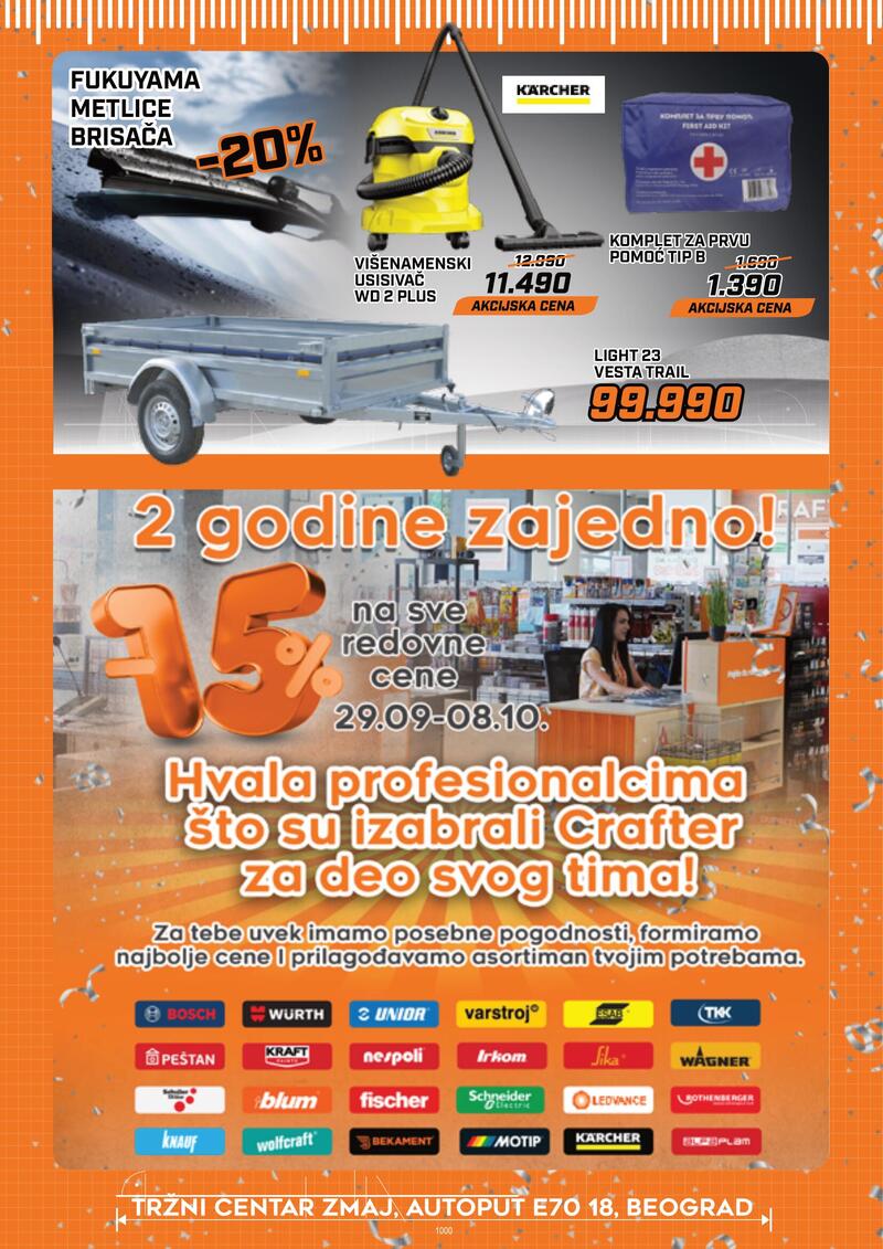 Crafter akcijski katalog
