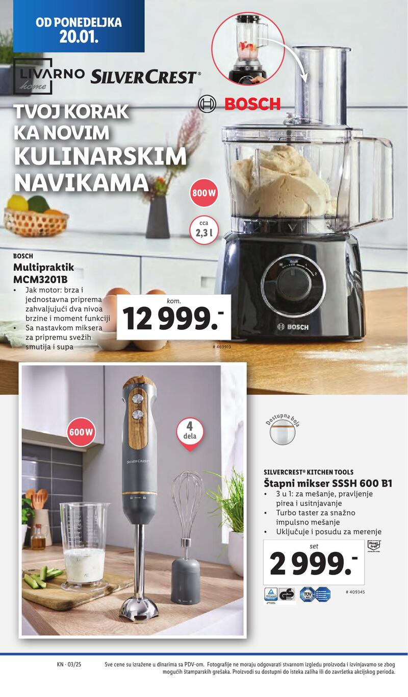 Lidl katalog akcija neprehrana