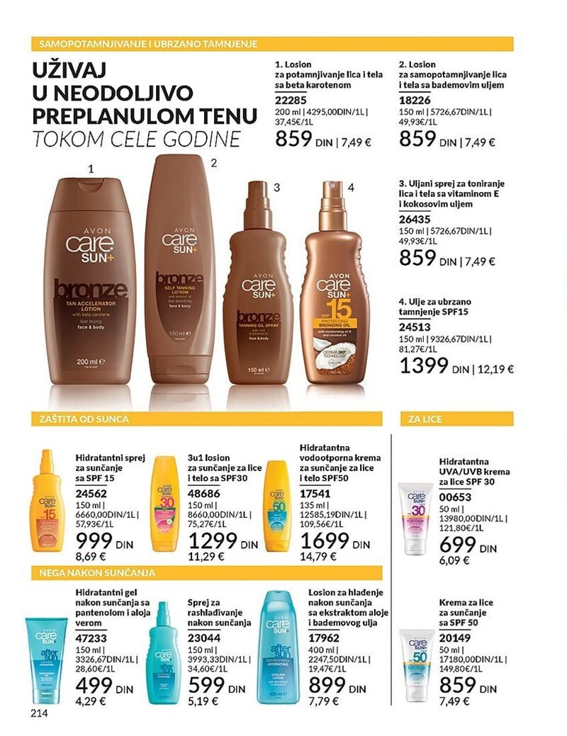 Avon katalog akcija