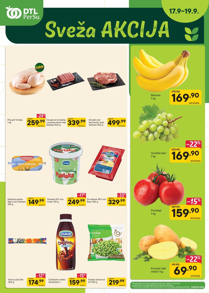 PerSu katalog akcija Sveža akcija