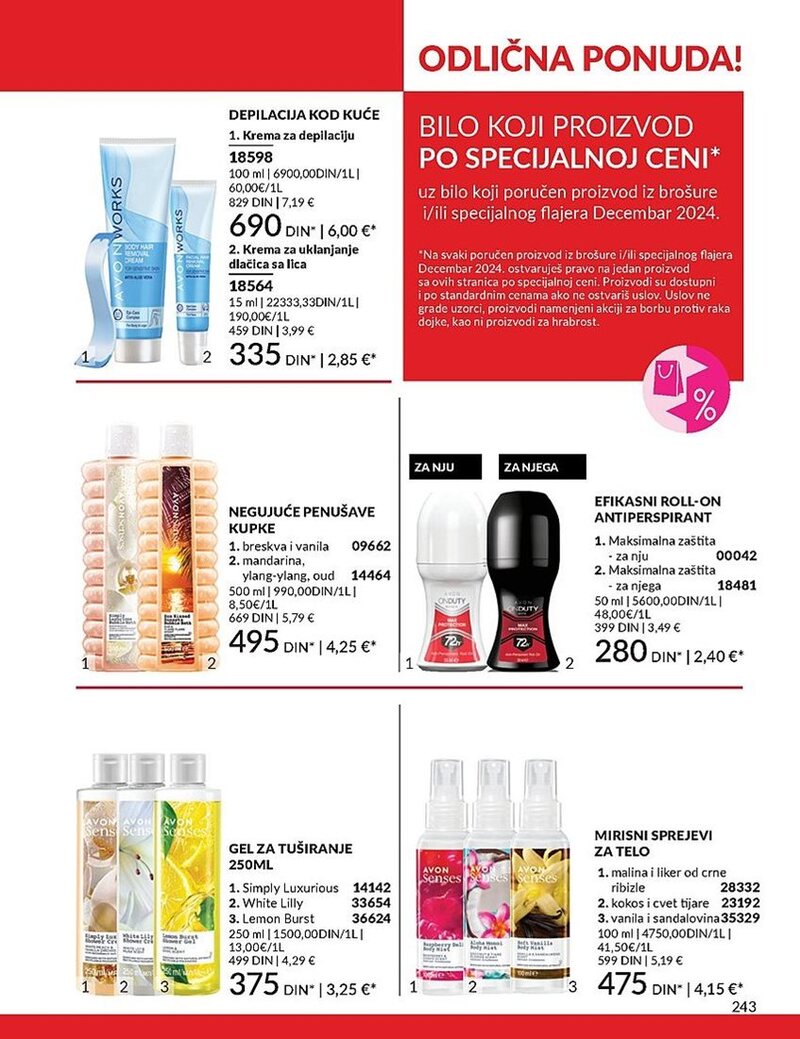 Avon katalog akcija