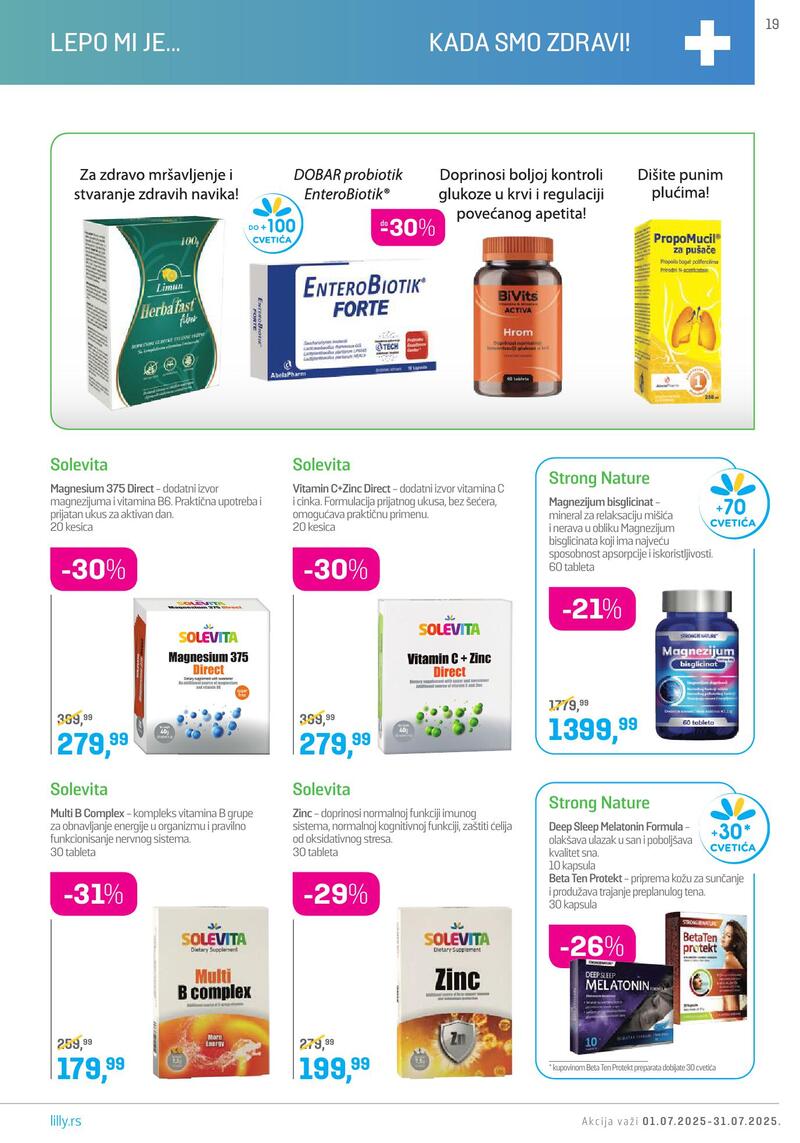 Lilly Drogerie katalog akcija