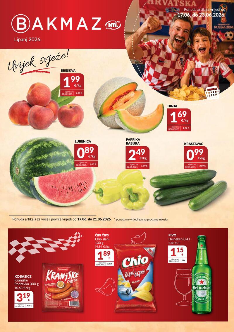 Bakmaz katalog akcija Tjedna ponuda