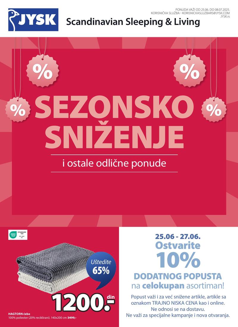 JYSK katalog nameštaj