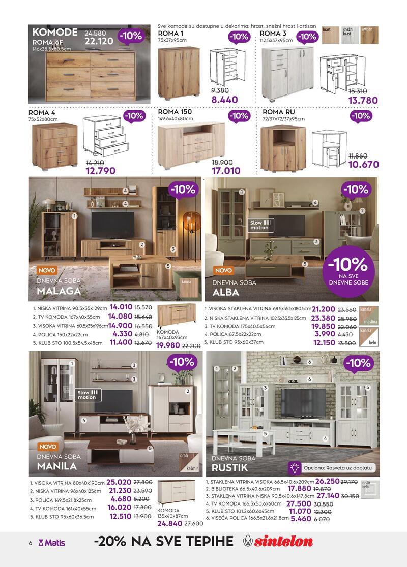 Matis nameštaj katalog akcija