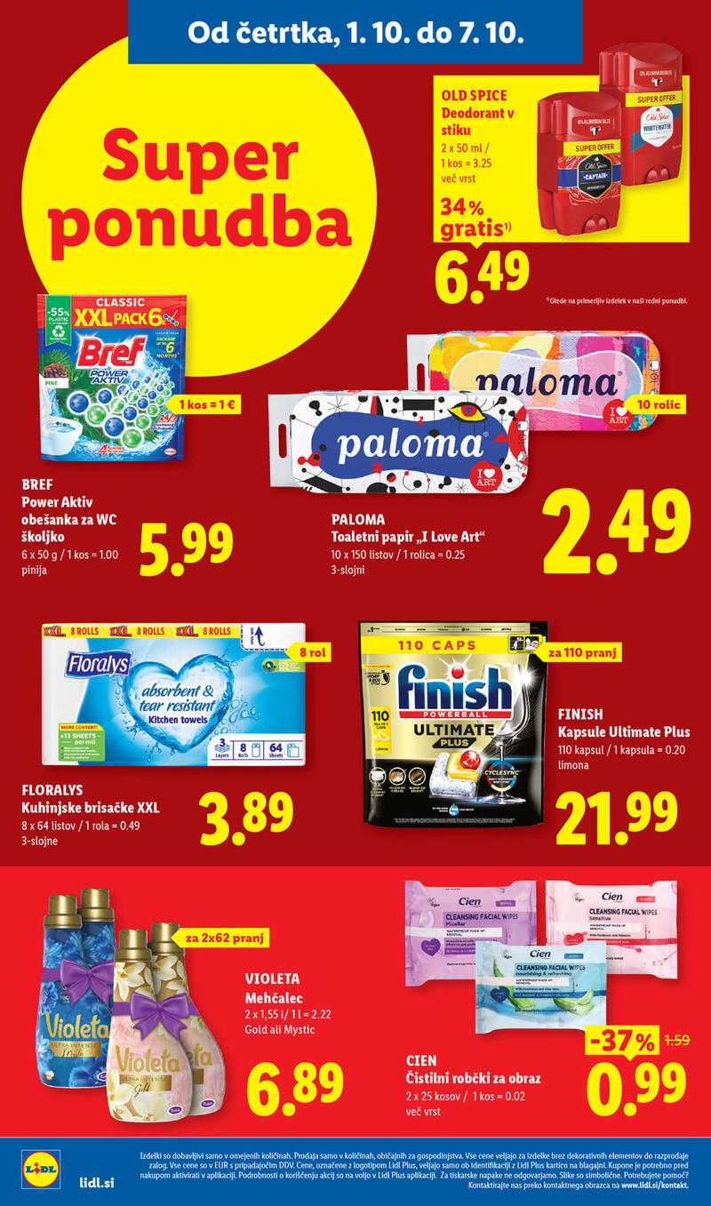 Lidl katalog - Tedenska akcija