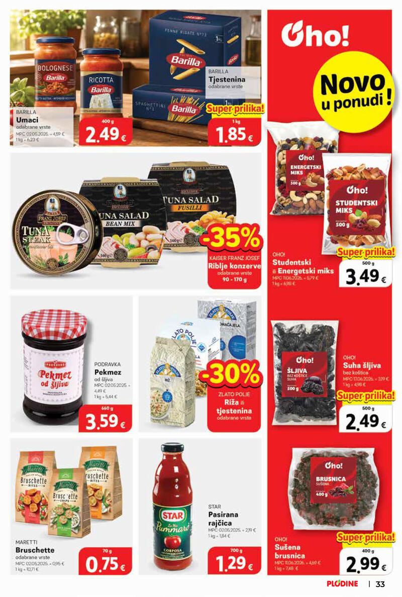 Plodine kataloška akcija