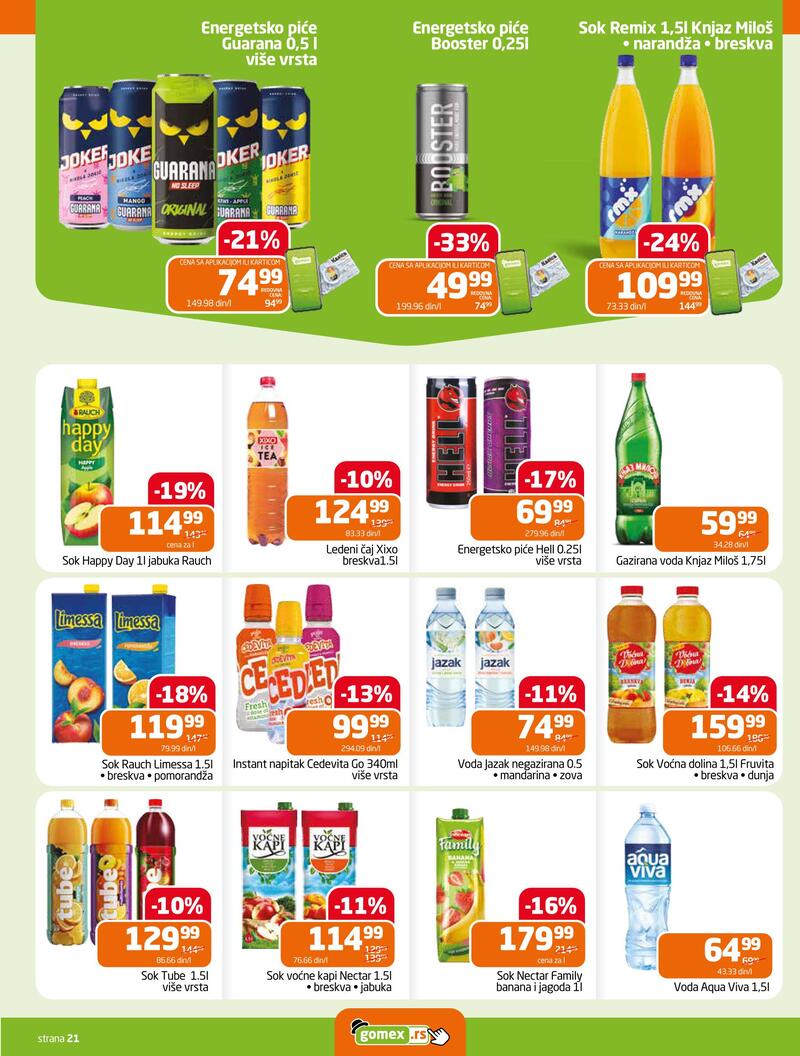 Gomex katalog hrana