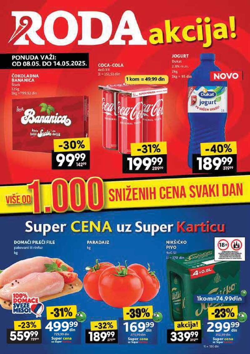 Roda katalog nedeljna akcija