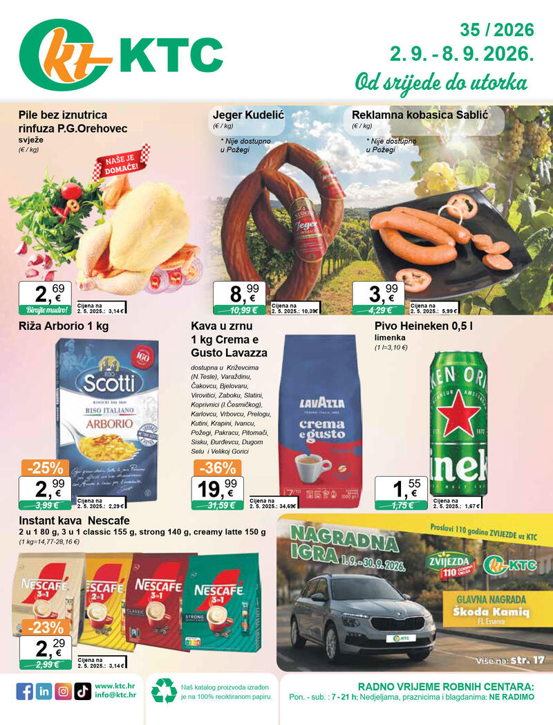 KTC katalog akcija Katalog široke potrošnje