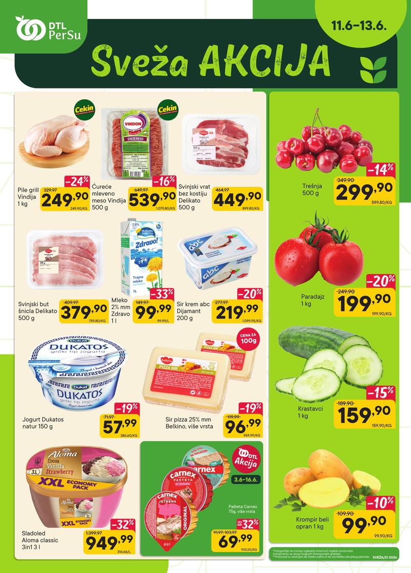 PerSu katalog akcija Sveža akcija