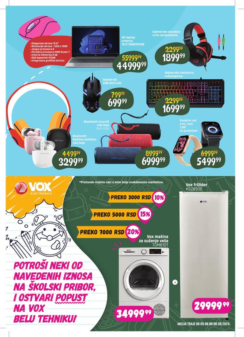 DIS Hipermarket katalog sve što treba kupi za đaka u klupi