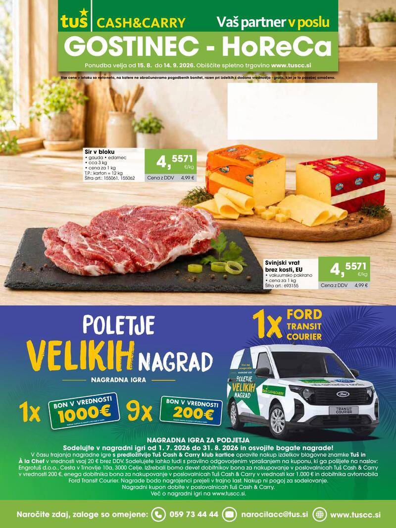 Tuš Cash & Carry katalog akcija Gostinec