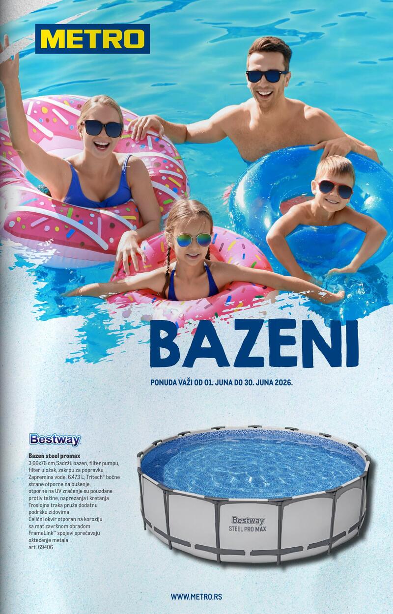 Metro katalog bazeni