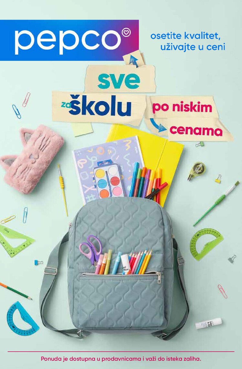 Pepco katalog sve za školu