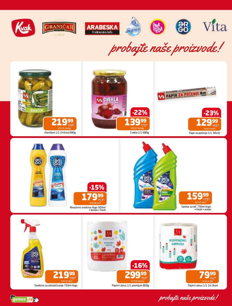Gomex katalog nedeljna top ponuda