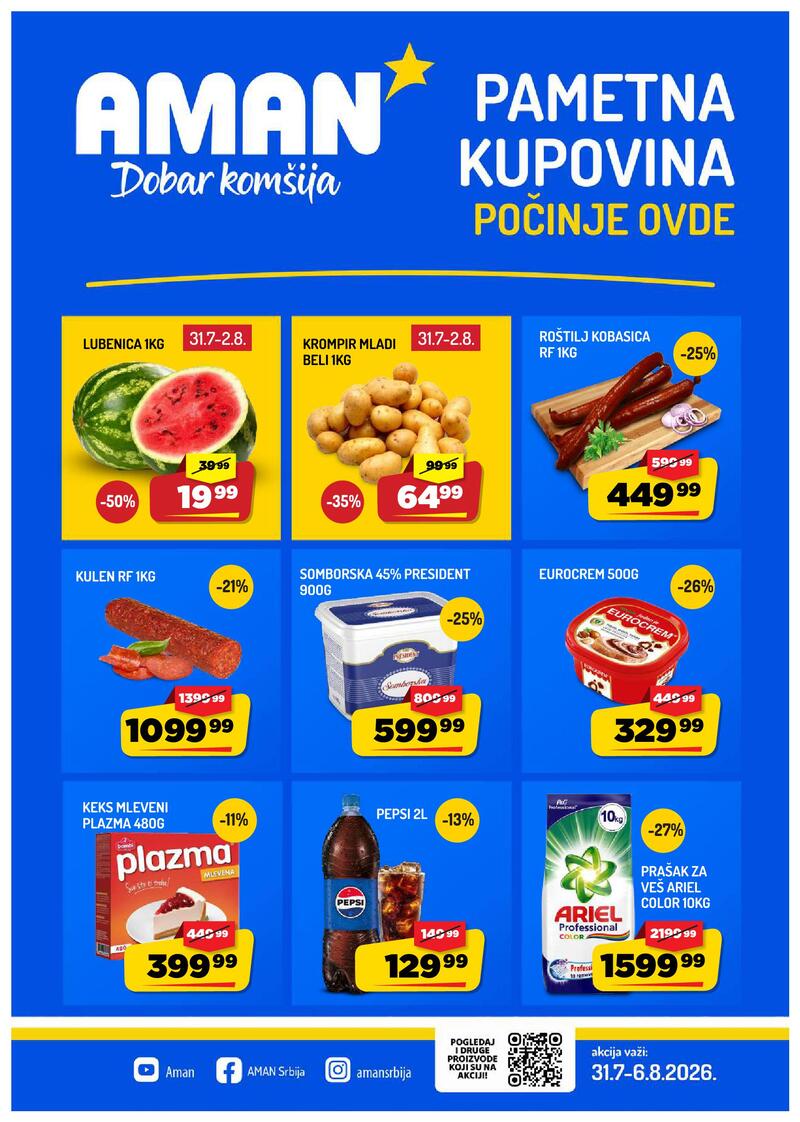 Aman katalog akcija Nedeljna akcija
