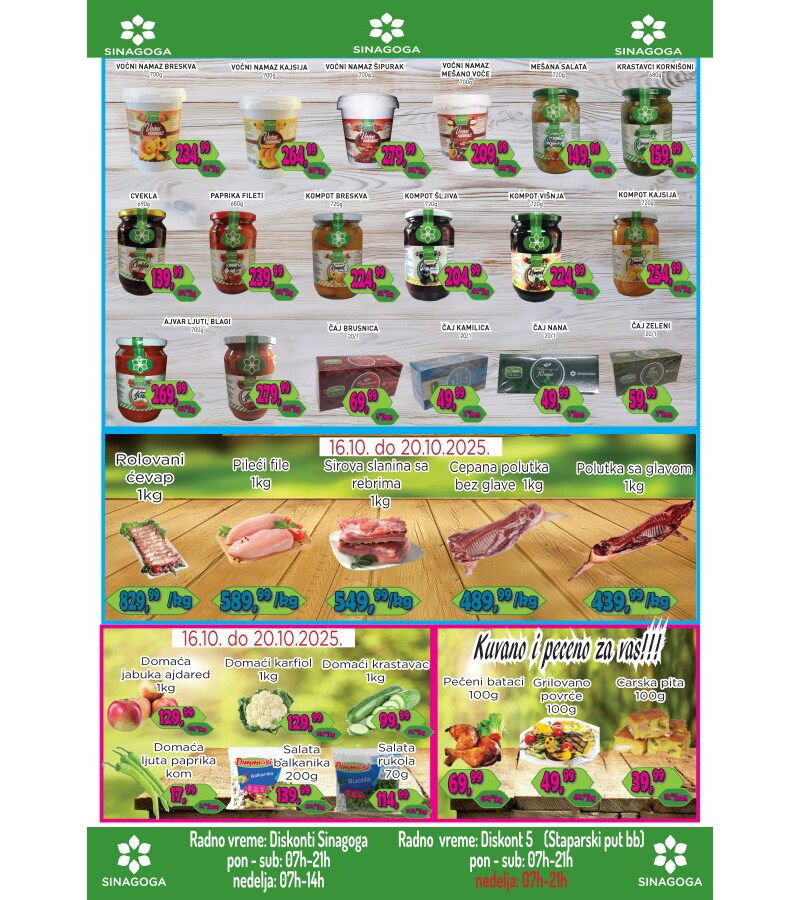 Sinagoga katalog akcija