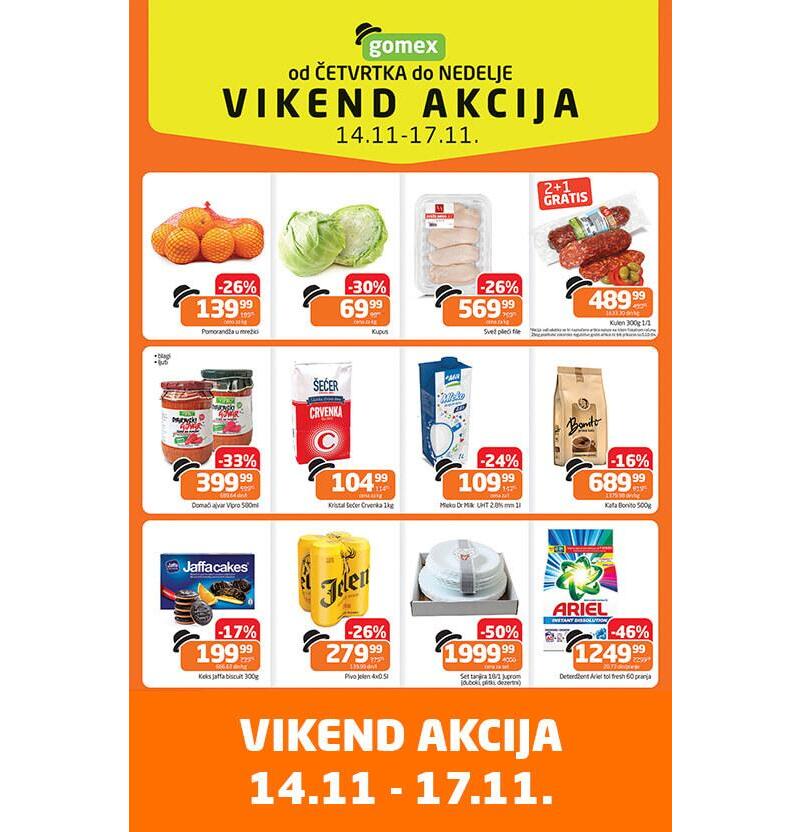 Gomex katalog vikend akcija