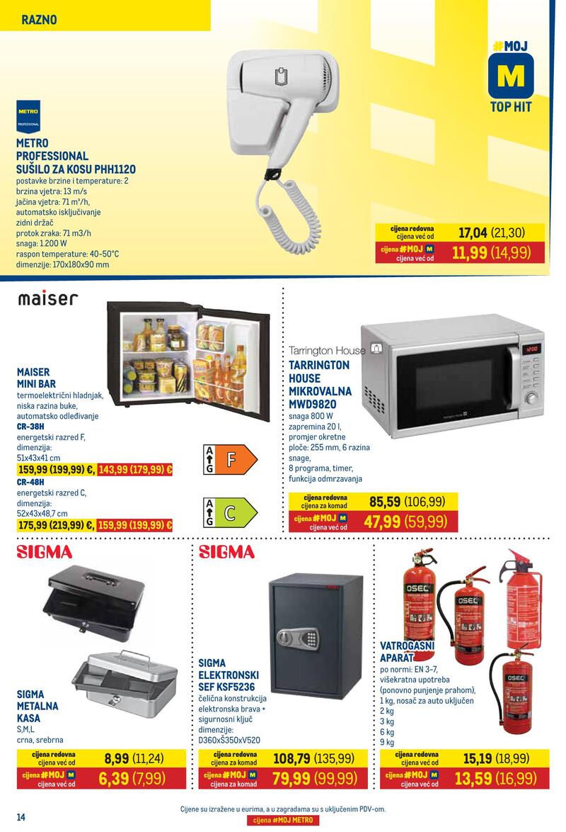 Metro prehrana i neprehrana