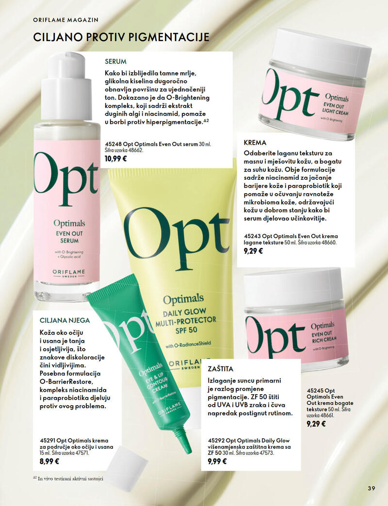 Oriflame katalog - Mjesečna akcija