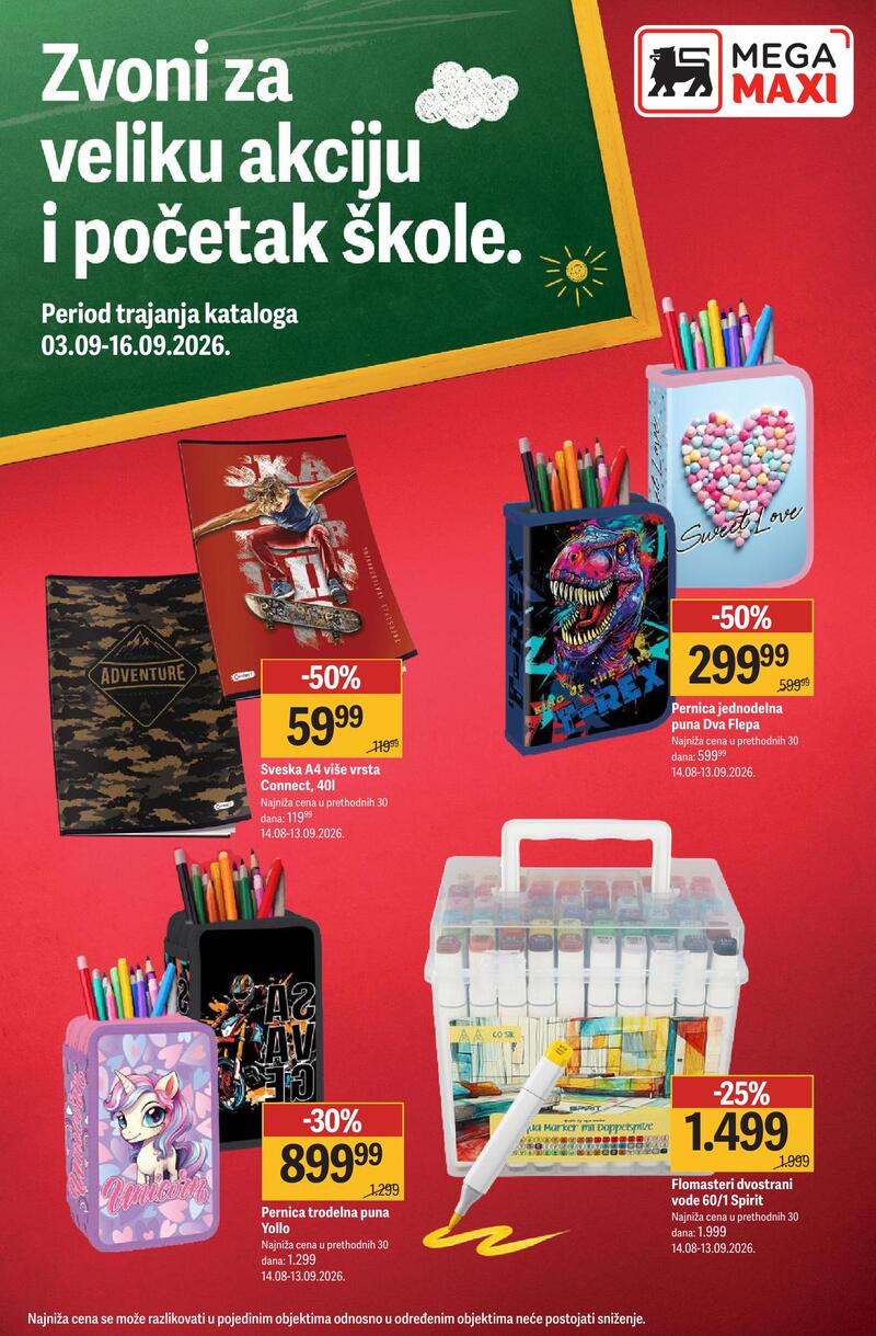 Mega Maxi katalog akcija Nedeljna akcija