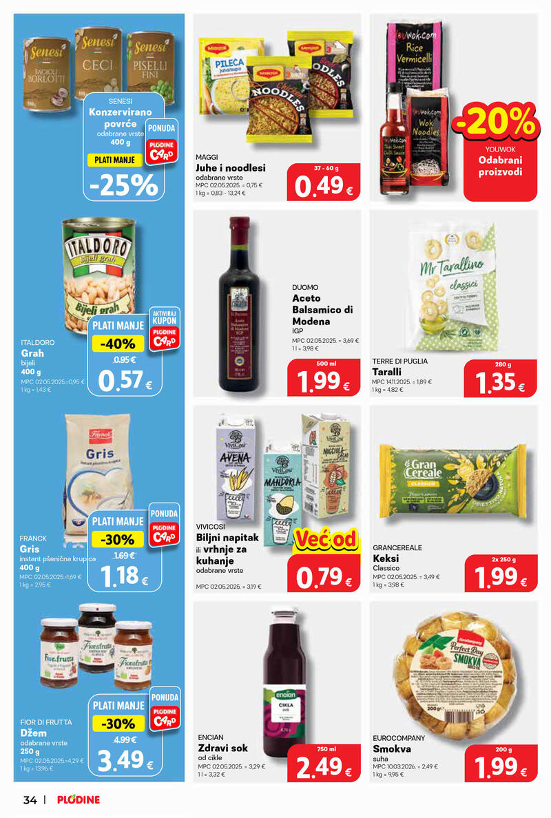 Plodine kataloška akcija