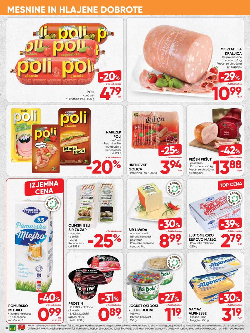 Tuš redni katalog