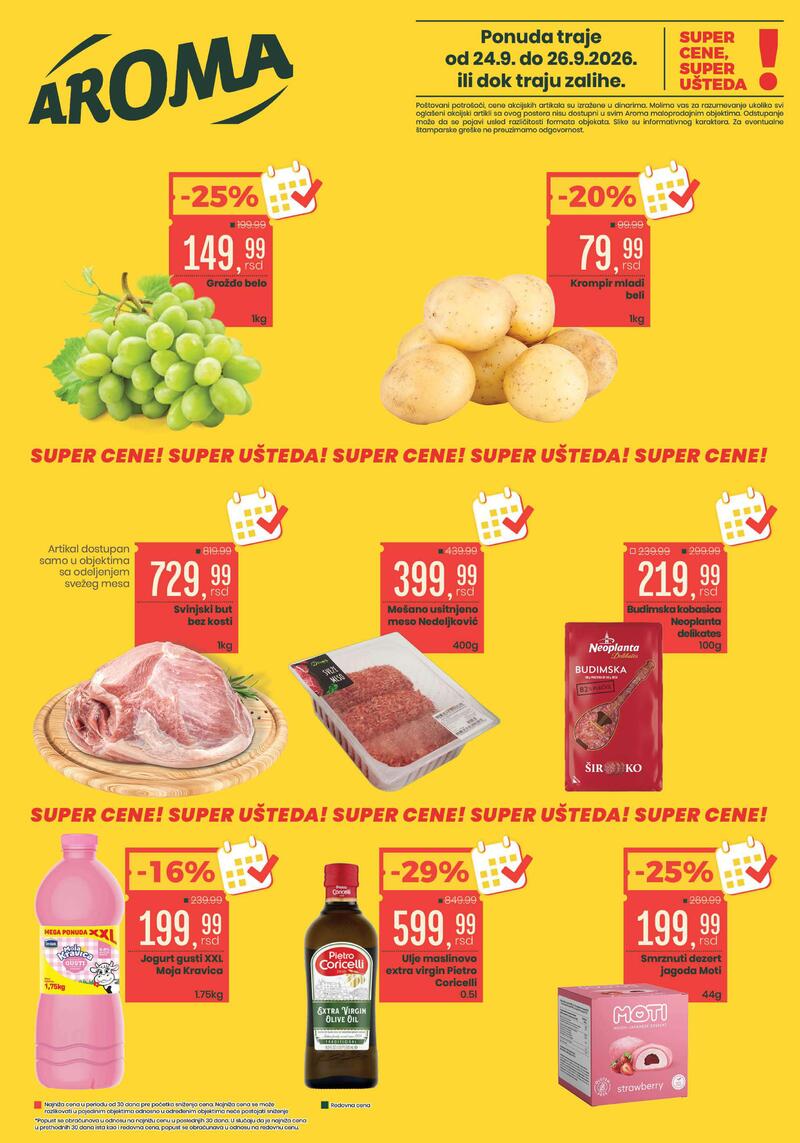 Aroma Market katalog akcija Vikend akcija