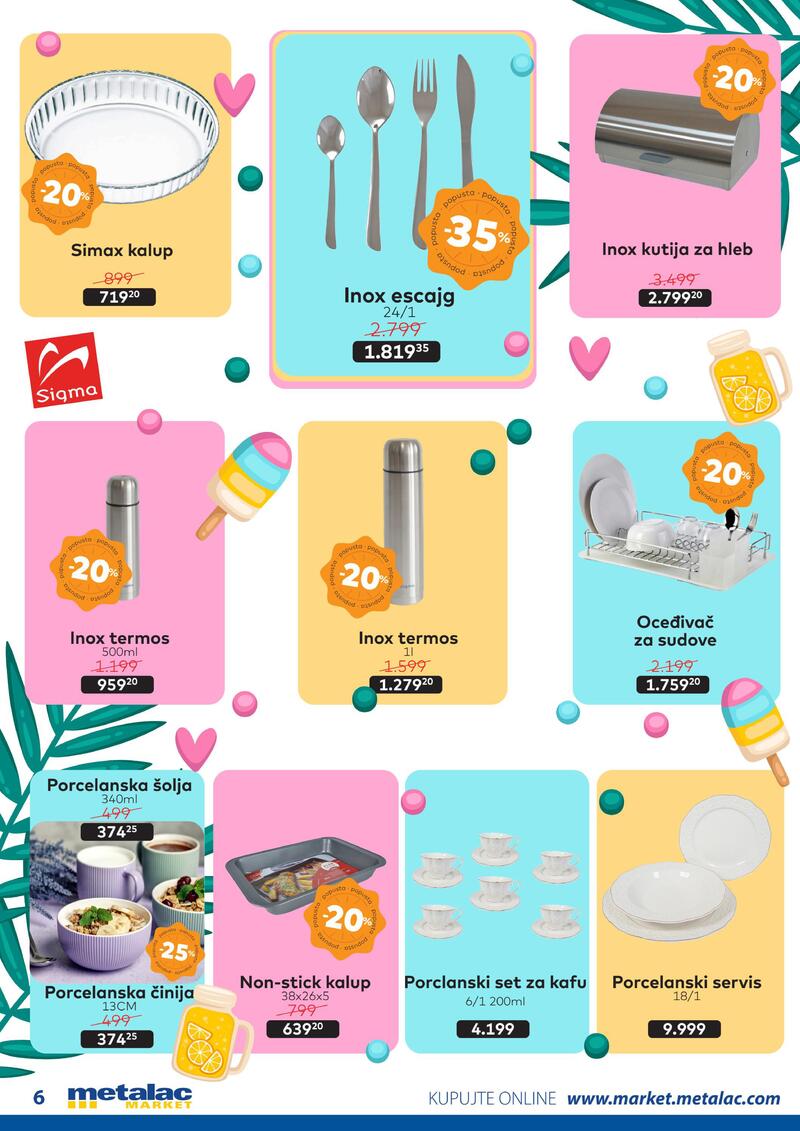 Metalac Market katalog akcija