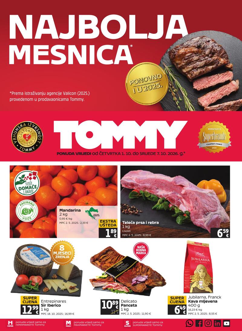 Tommy katalog akcija Tjedna akcija