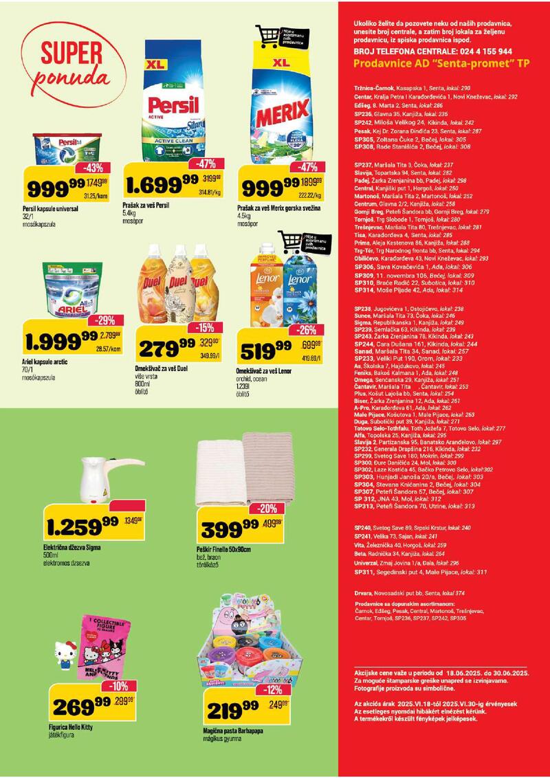 Senta Promet katalog akcija