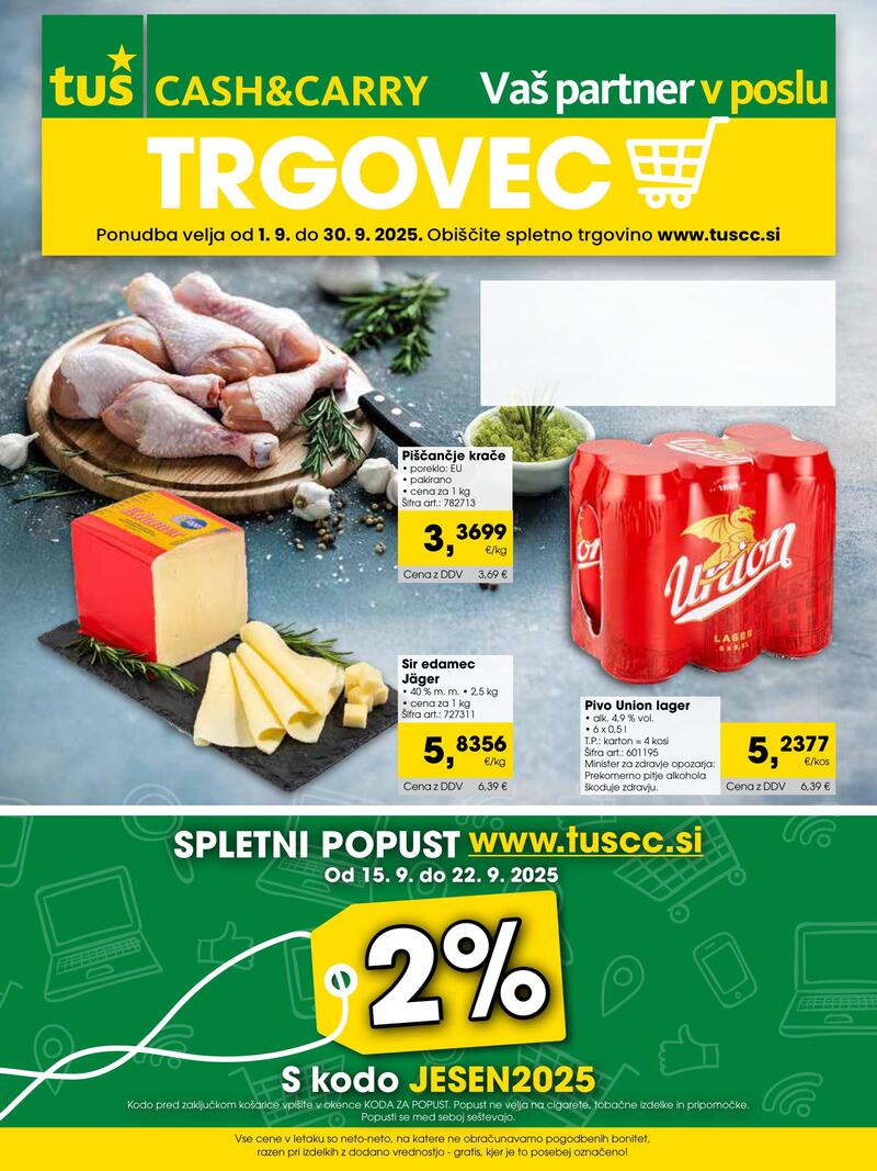 Tuš Cash & Carry trgovec