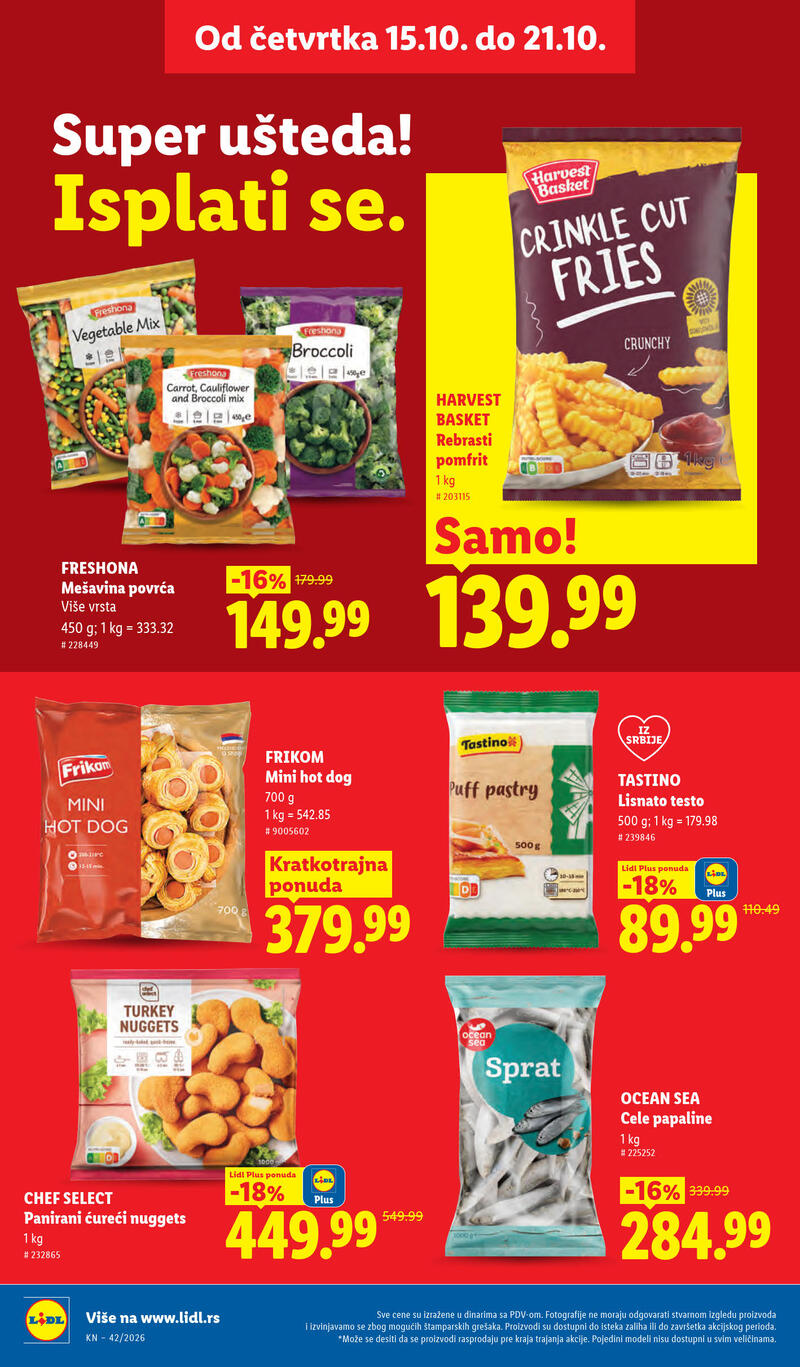 Lidl katalog - Nedeljna akcija