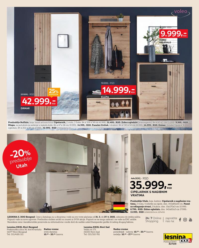 Lesnina XXXL katalog akcija